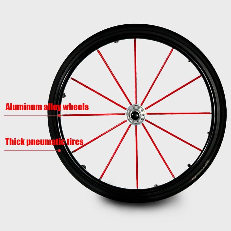 Amazon | ピンクの車椅子、女の子と女性のための軽量折りたたみ式旅行